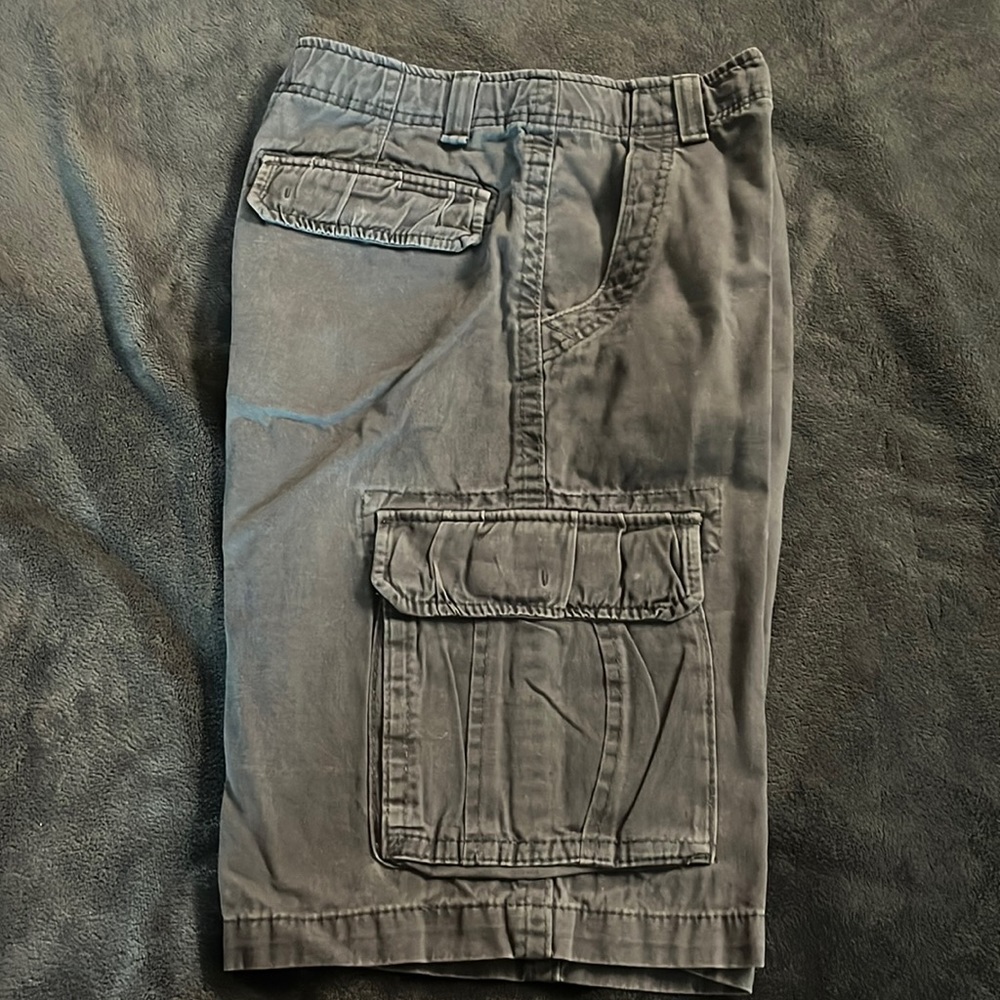 Dark Gray Cargo Shorts | Size: “Waist 16 Reg” | Used |